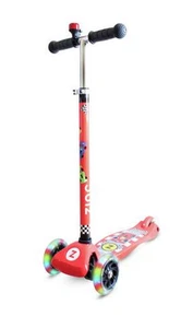 Zinc Light Up Racecar 3 Wheel Scooter - Red- New - Damaged box - See Pictures - Picture 1 of 3