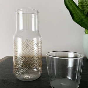 Carafe de chevet Chevron - Photo 1/3