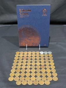 Juego de álbum completo de centavos Lincoln 1941-1974 P,D,S (¡álbum NO incluido LEER!) #1 - Imagen 1 de 8