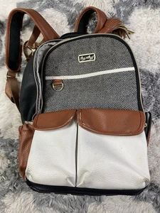 Itzy Ritzy Boss Rucksack Wickeltasche kaffee- und cremefarben Babyausrüstung Taschen - Bild 1 von 8