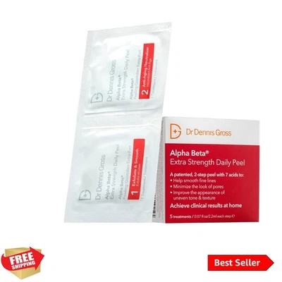 Dr. Dennis Gross Alpha Beta Extra Strength Daily Peel – 2-Step Exfoliating Pa... Foto 1 de 4