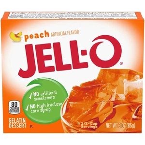 Jell-o Gelatine Dessert Pfirsich (2er Pack) - Bild 1 von 9