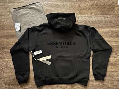 NUEVA Sudadera con Capucha Essentials Fear of God Negra Talla Mediana 100% Auténtica✅ Foto 1 de 4