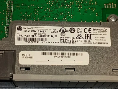 Adaptador de comunicación Ethernet/IP #123467 Allen-Bradley 1747-AENTR Foto 1 de 4