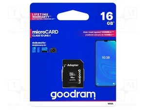 Karta pamięci microSDHC R: 100MB/s W: 10MB/s Klasa 10 UHS U1 Z1C2 - Zdjęcie 1 z 1