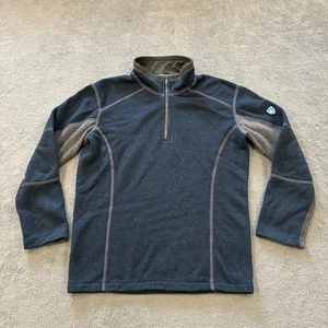 Kuhl Pullover Black Kashmira 1/4 Zip Colorblock Fleece Sweater Youth Size Small - Picture 1 of 8