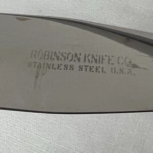 Vintage Robinson Knife Co Glasur/Frosting Streuer Spachtel Holzgriff USA - Bild 1 von 6