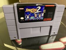 Super Nintendo NEW VERSION Starfox 2 Gray Cart Only. Professional vinyl label.