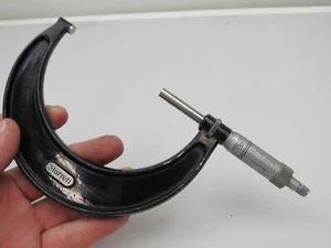 Starrett No. 436 Micrómetro Exterior 3" - 4" Tope de Trinquete - Imagen 1 de 9