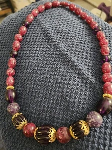 Avon Vintage 1990 Winter Berries Necklace - Picture 1 of 1