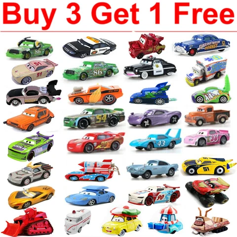 Disney Pixar Cars Lot Lightning McQueen 1:55 Diecast Car Toys Kids Factory Price Cover