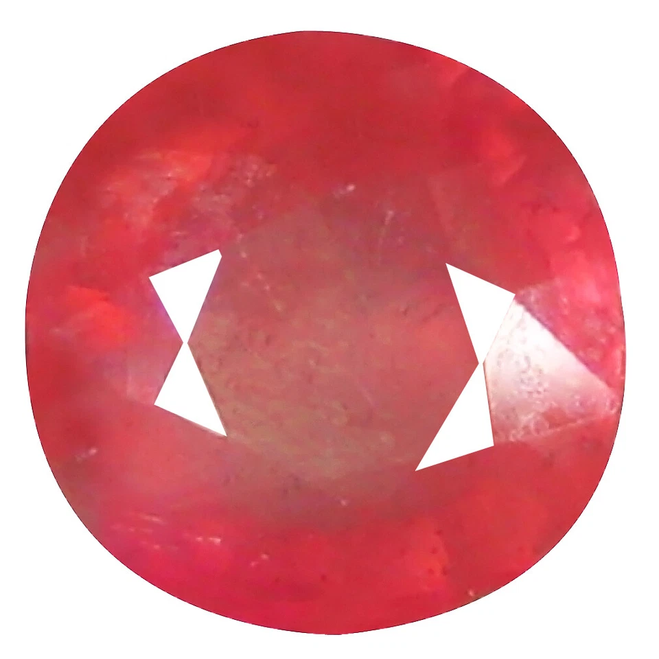 Piedra preciosa natural de zafiro rojo de 0,92 quilates agradable forma ovalada (6 x 5 mm) Foto 1 de 1