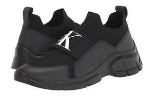 HERREN FREIZEIT SLIPPER SNEAKER KOMPLETT SCHWARZ CALVIN KLEIN ROOK - Bild 1 von 7