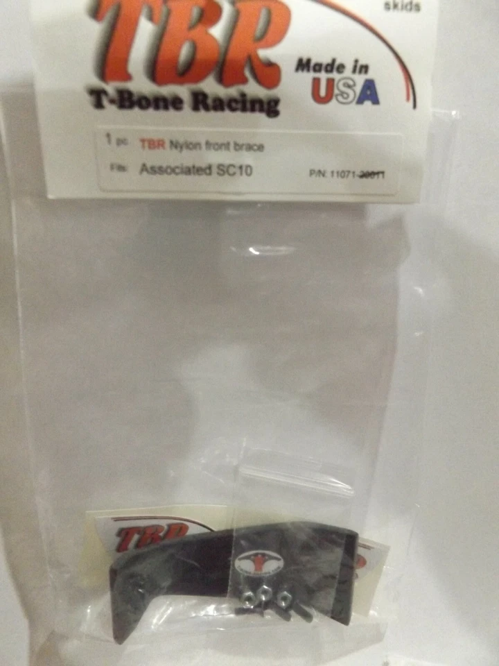 Soporte delantero de nailon T Bone Racing para SC10 Foto 1 de 1