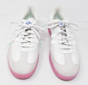 Adidas Velosamba Grey Lucid Fuchsia HQ6710 Mens Sneakers 12 US - Picture 1 of 6