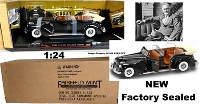 1939 Lincoln K Sunshine Special Presidential Black Limo 1:24, NEW Sealed In Box - Image 1 of 4