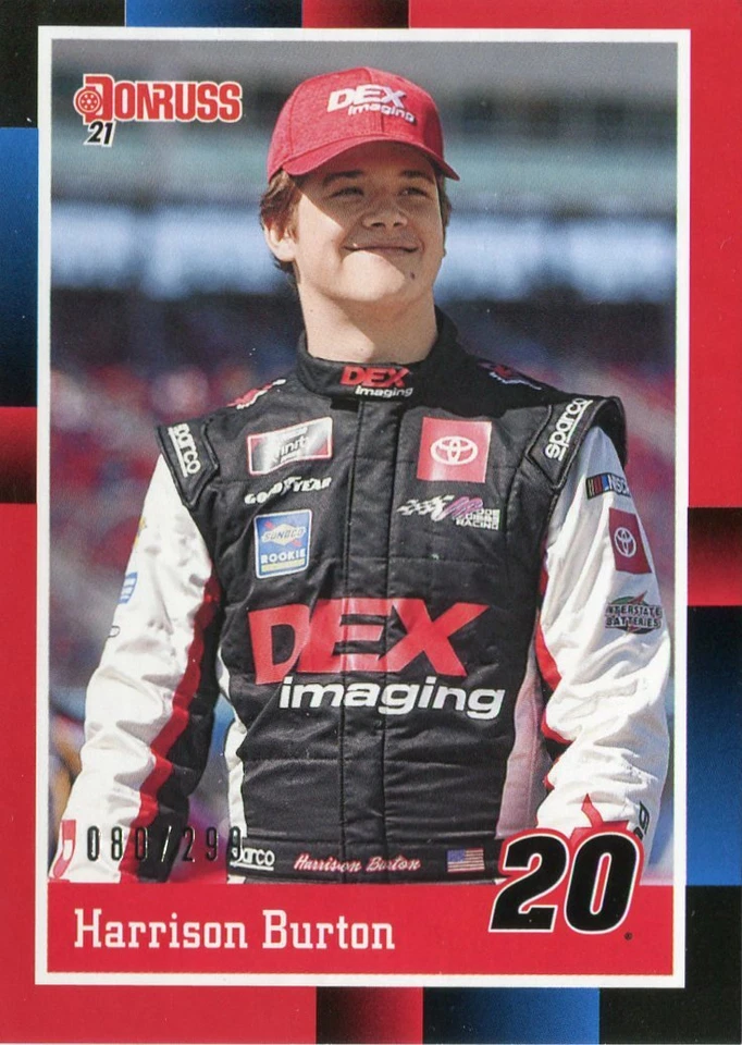 2021 Panini Donruss Racing #179 Harrison Burton /299 - Image 1 of 1