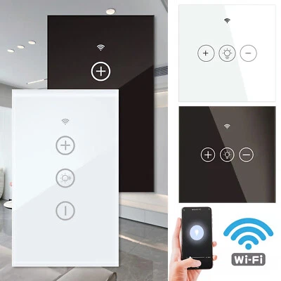 Tuya LED Smart Dimmer Light Switch WiFi in wall Remote Control ON/Off US 110V - Image 1 of 4