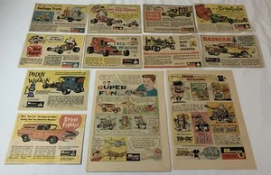 Lot/Sammlung 12 MONOGRAM HOT ROD Modellbausatz Cartoon Werbung - Bild 1 von 1