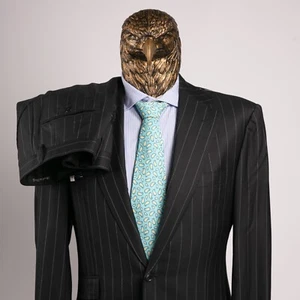 NWT $3750 PATRICK HELLMANN by ATTOLINI Wool 160'S Striped Suit 44US/54IT LONG - Picture 1 of 23