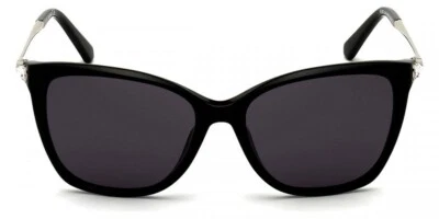 Gafas de sol Swarovski SK267 01A negro ojo de gato marco de plástico 55-16-135 267 Foto 1 de 2