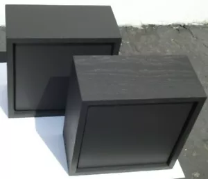 Rare NEW 1978 BLACK Pair Barcus-Berry Audioplate Tweeter Speakers Huntington Bch - Picture 1 of 7