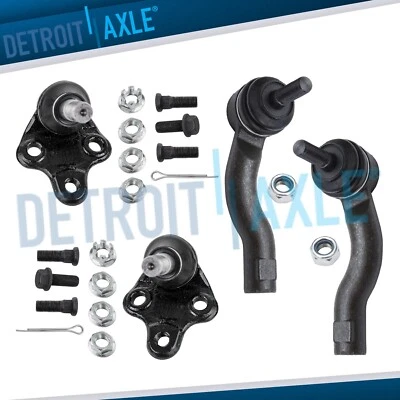 Rótula inferior delantera y varilla de amarre exterior para Toyota RAV4 2001 2002 2003 2004 2005 Foto 1 de 4