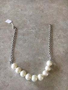 Lia Sophia Infinitme 18" Large Resin Pearl Ivory Strand for Necklace NWT! - Bild 1 von 1