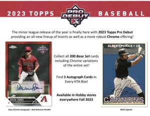 2023 Topps Pro Debut Baseball Jumbo BOX FACTORY SEALED IN HAND