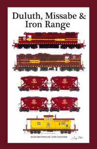 Poster Duluth, Missabe & Iron Range 11"x17" in tappetino 12"x18" firmato Andy Fletcher - Foto 1 di 1