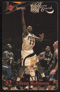 1994 Classic Draft #NNO Glenn Robinson Phone Cards $2 RC Milwaukee Bucks - Picture 1 of 2