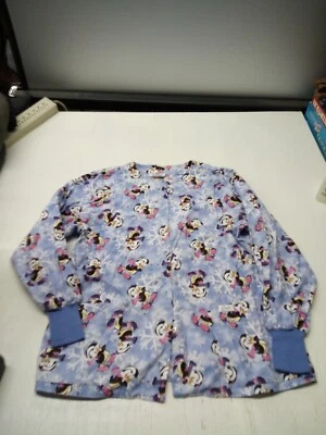 Crest Cottons Women's Long Sleeve Scrub Jacket Skating Penguins Size Med - Image 1 of 4