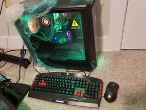 CyberPower AMD Ryzen 5 1600 six core 3.2Ghz 1TB 16GB Ram Win 10 x64 Gaming PC - Picture 1 of 8