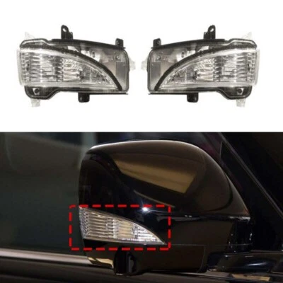 Par de luces indicadoras de señal de giro de espejo retrovisor LED para Nissan Armada 2016-2017 Foto 1 de 4
