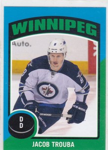14/15 OPC..JACOB TROUBA..STICKER INSERT..# ST-34..JETS..FREE COMBINED SHIP