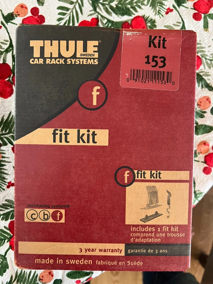 Редкий комплект Thule Fit 136 Ford Taurus Mercury Sable новый из старых запасов - Изображение 1 из 3