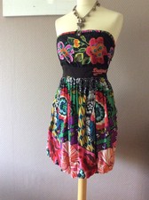 Jolie Robe Bustier Desigual T36 TBE