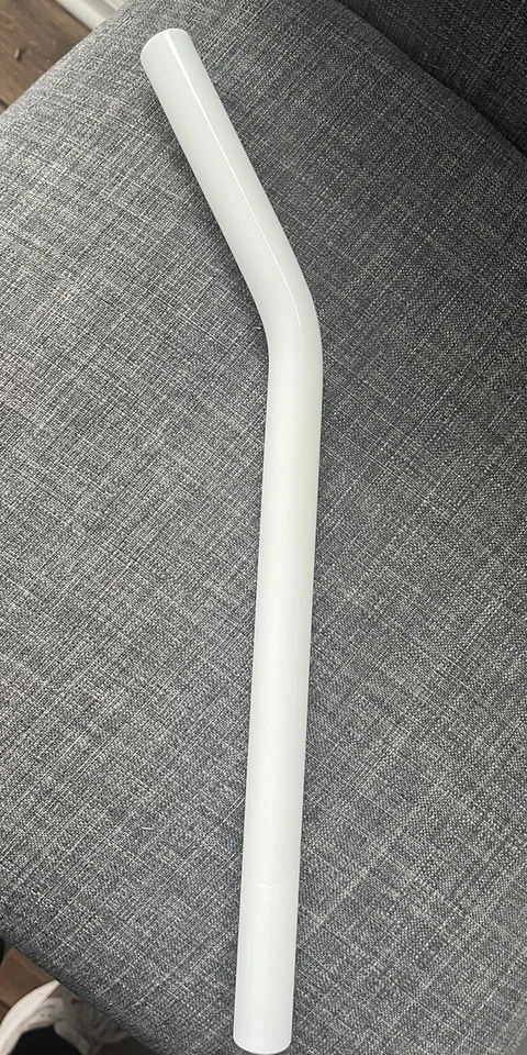 OLD SCHOOL BMX LAID BACK SEAT POST 4130 22.2mm 7/8" x 16" WHITE GT STYLE - Image 1 of 1