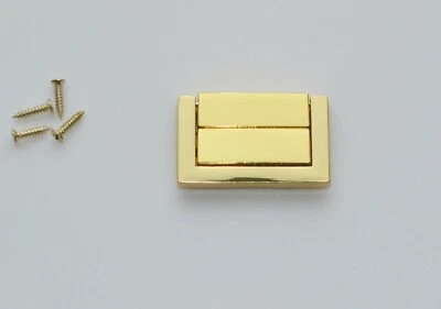 Small Box Sprung Clasp Chrome or Gold - Prokraft PKR WBCH / WBGO - Image 1 of 4