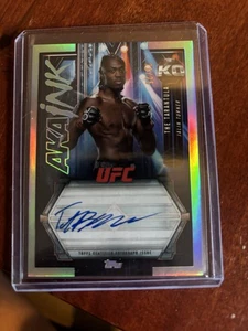 2025 TOPPS UFC KNOCKOUT Jalin Turner AKA INK AUTO # 21/25 - Picture 1 of 2