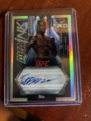 2025 TOPPS UFC KNOCKOUT Jalin Turner AKA INK AUTO # 21/25 - Image 1 of 2