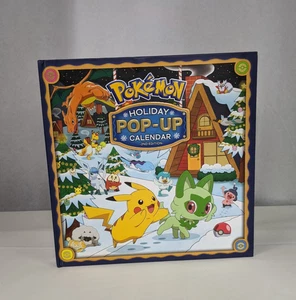 2024 Pokemon Holiday Pop-Up Calendar 2nd Edition Pikachu Ornament Pop-Up Tree - Picture 1 of 23