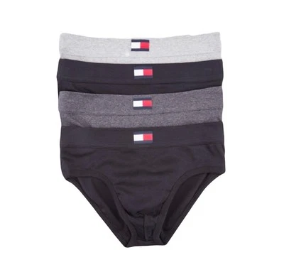NWT Tommy Hilfiger. Men' 4 Pack, Cotton Briefs.  Multicolor. MSRP $42.50 - Image 1 of 4