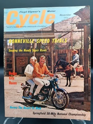 REVISTA CICLISTA NOV 64 Bonneville Speed Trials Mann Wins Dodge City Springfield  Foto 1 de 4