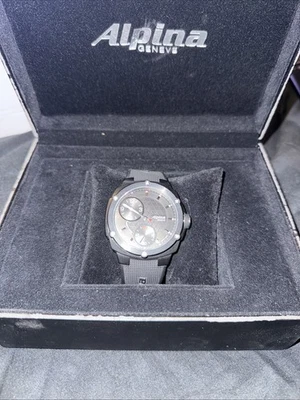 Reloj para hombre ALPINAAvalanche Extreme esfera negra goma negra AL650LBBB5FBAE6 Foto 1 de 4