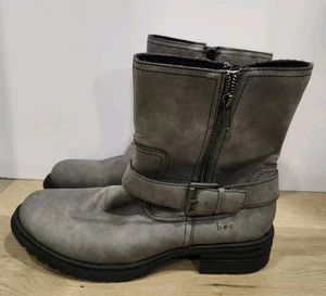 Bota botín B.O.C para mujer talla 9,5 M gris Levanzo cremallera lateral en ambos lados - Imagen 1 de 13