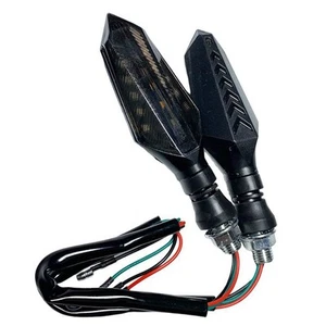 Weather Resistant 2PCS Motorcycle Turn Signal Lights with Bright Output - Picture 1 of 9