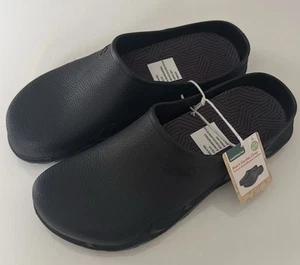 Schwarze Garten Clogs Herren 11 12 Gartenarbeit Pantoletten Schuhe Gardenline - Bild 1 von 4