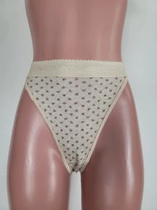 Vtg NWT Victoria's Secret Rio Panties Brief Large Logo Waistband Hi-Cut Vintage - Picture 1 of 10