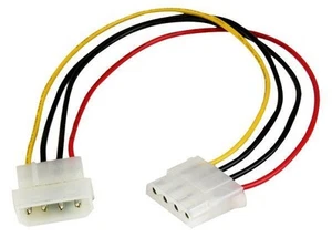 STARTECH - 0.3m Molex LP4 Voedingskabel - Afbeelding 1 van 1
